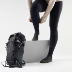 Unisex merino turistické ponožky SMARTWOOL Hike Targeted Cushion Mid Crew Socks, Charcoal velikost: 42-45 (L)