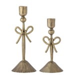 Bloomingville Kovový svícen Arc Brass Větší, zlatá barva, kov