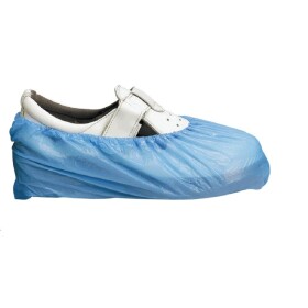 Návleky na obuv CPE35 100 ks modré 15 x 41 cm silné 3,5g polyethylenové