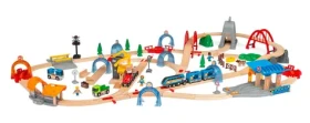 Brio World 33977 Smart Tech Sound Deluxe set s akčními tunely