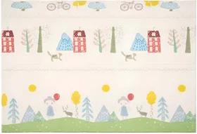 KIK Oboustranná podložka na hraní Medvídci + Stromy / od 0 let / 200 x 150 cm (KX2817)