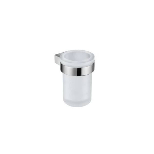 JIKA - Pure Sklenička s držákem, chrom/matné sklo H3823B10040001