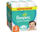 Pampers Active Baby, vel. 3, 208 ks