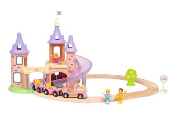 Brio WORLD 33312 Disney Princess Zámecká vlaková sada