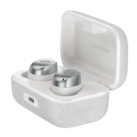 Sennheiser Momentum True Wireless 4 bílo-stříbrná / bezdrátová sluchátka do uší / mikrofón / USB-C / ANC (700366)