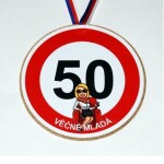 Medaile k 50. narozeninám pro ženu originální dárek k jubileu