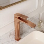 REA - Umyvadlová baterie PREMIUM Joe Brush Copper High REA-B8948