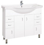 Koupelnová skříňka s umyvadlem Keramia Pro 102x55 cm bílá PRO100DV PRO100DV