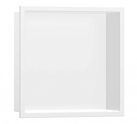 HANSGROHE - XtraStoris Original Výklenek do stěny s rámem, 30x30x10 cm, matná bílá 56061700