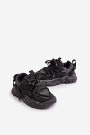 Dětské tenisky zdobené flitry černé Liatoma 25