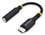 StarTech Adaptér USB-C na 3.5mm jack černá / Adaptér / TRRS / 12,7 cm (USBCAUDIO2)