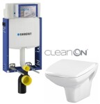 GEBERIT KOMBIFIX ECO, nádržka UP 320 bez tlačítka + WC CERSANIT CLEANON CARINA + SEDÁTKO 110.302.00.5 CA1