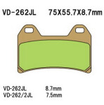 Brzdové destičky Vesrah VD-262/2Jl (Oem *Ap8113754*)