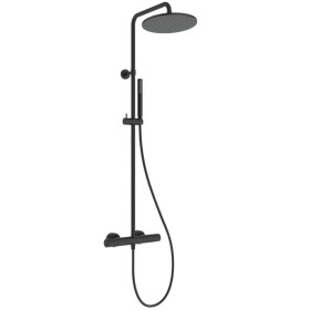 IDEAL STANDARD - Ceratherm T25 Sprchový set s termostatem, průměr 25 cm, hedvábná černá A8489XG