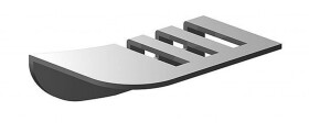SCHELL - Příslušenství Mýdelník ke sprchovým panelům LINUX, eloxovaný hliník 008090899