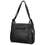 Trendy dámský kožený kabelko-batoh Ruoxi, černý