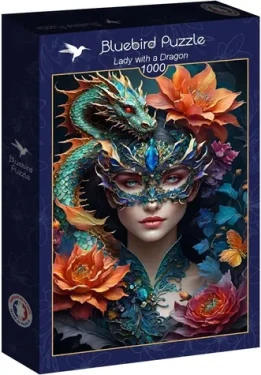 BLUEBIRD Puzzle Dívka s drakem