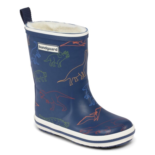 Bundgaard BG401033 Classic Rubber Boot Winter Dinosaurus Modrá