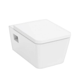 HANSGROHE - EluPura Q Original Závěsné WC se sedátkem, Rimless, bílá 60208450