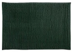 MSV CHENILLE tmavě zelená / Koupelnová předložka / mikrovlákno / protiskluzová / 50 x 80 cm