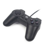 Gembird JPD-UB-01 gamepad černá / 4-way D-pad / 10 tlačítek / kabel 1.45m (JOY052238)