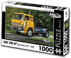 RETRO-AUTA Puzzle TRUCK č.8 Liaz 100.47 tahač návěsů (1977-1984)