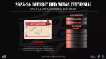 Hokejové karty NHL 2025-26 Upper Deck Detroit Red Wings NHL Centennial Hobby Balíček