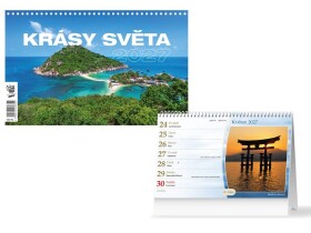 Stolní kalendář 2027 MFP Krásy světa