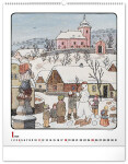 Nástěnný kalendář 2026 NOTIQUE - Josef Lada, 48 x 56 cm