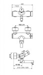 SCHELL - Vitus Termostatická umyvadlová baterie, chrom 016500699