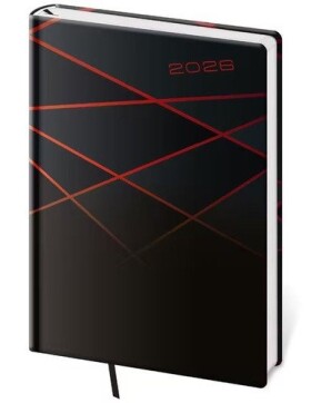Diář 2026 týdenní A5 Vario - 1 BLACK DESIGN