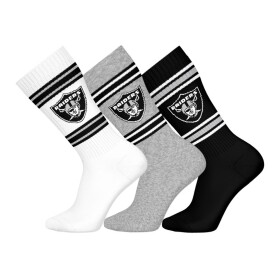 Pánské ponožky Las Vegas Raiders NFL Team Set Crew (3 páry) Velikost: 39–42