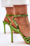 Dámské sandály na vysokém podpatku Zelená My Darling 40