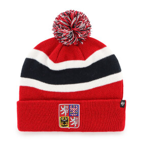 47 Brand Pánská Zimní čepice Česká republika Breakaway '47 Cuff Knit Red