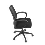 Kancelářská židle, houpací mechanismus, černá síťovina, KA-S3015 BK