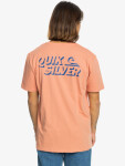Quiksilver SHADOW KNOCK CANYON CLAY pánské tričko krátkým rukávem