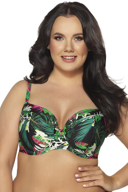 Vrchní díl plavek SK-201 zelený s potiskem - Ava 85F