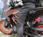 Tepláky na moto Trilobite Rovani monolayer black - M / černá