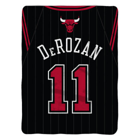 Deka Chicago Bulls NBA DeMar DeRozan Sleep Squad Throw 152 x 203 cm