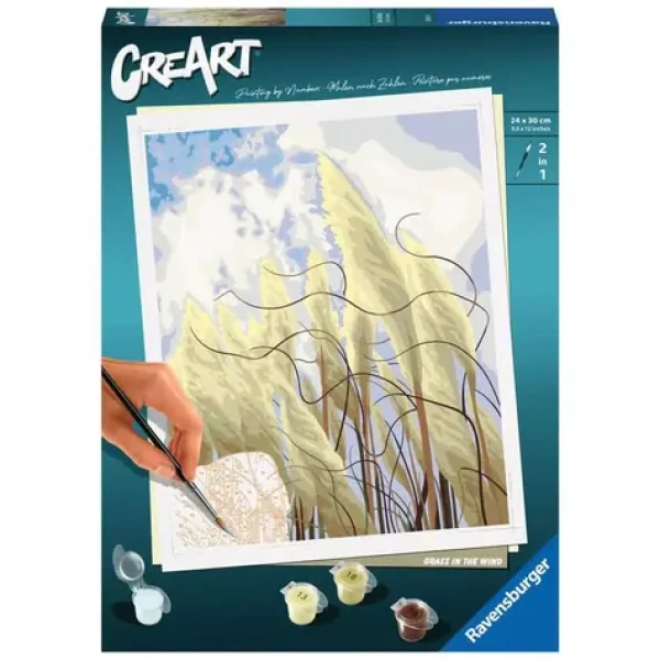 Ravensburger CreArt Tráva ve větru – malování podle čísel