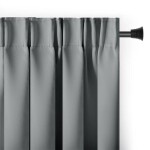 Zatemňovací závěs blackout RESTILO stříbrný 140 x 245 cm 1 ks
