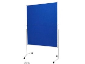 2X3 Moderační textilní tabule modrá 120 x 150 cm - skládací P-MTT1215-DV