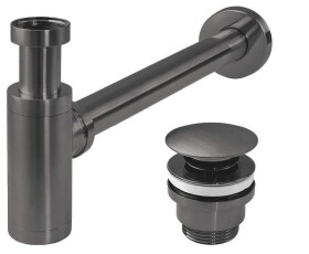 REA - Umyvadlový sifon s univerzální výpustí click-clack - Titan REA-A1562