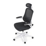 Kancelářská židle, houpací mechanismus, šedá síťovina, KA-Q843 GREY