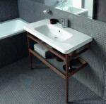 DURAVIT - DuraStyle Umyvadlo 1000x480 mm, s 1 otvorem pro baterii, s WonderGliss, bílá 23201000001