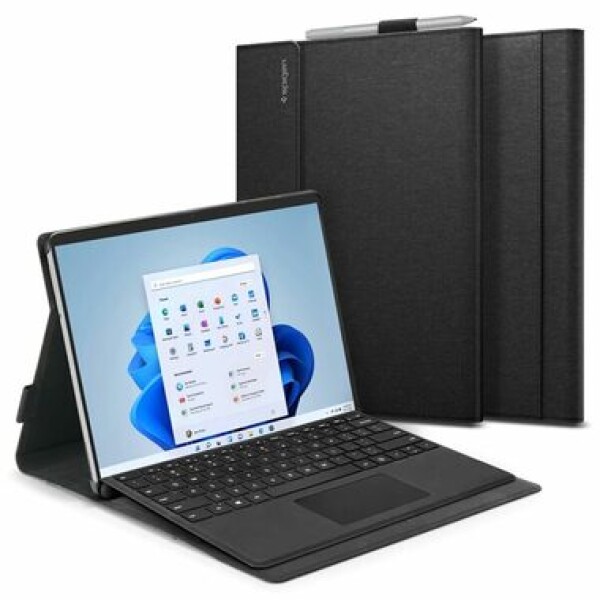 Spigen Stand Folio Black Microsoft Surface Pro 8 ACS04207