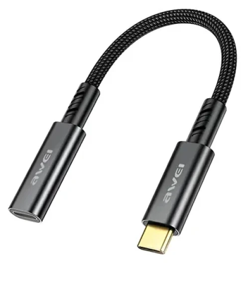 AWEI CL-216T černá / Adaptér / USB-C/USB-C / 10Gbps / 60W (CL-216T)