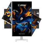 26,5" MSI Pro MAX 271UPXW12G bílá / Monitor / QD-OLED / 4K UHD / 120Hz / 0,03ms / HDMI+DP+USB-C / VESA (PRO MAX 271UPXW12G)