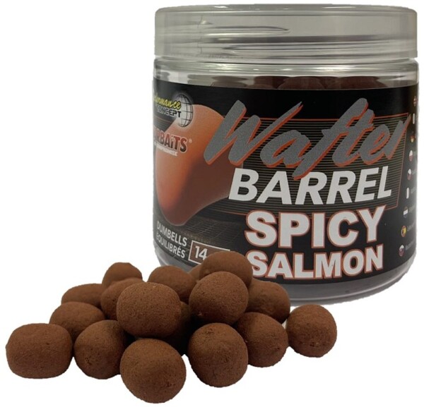 Starbaits Boilies Wafter Spicy Salmon 14mm 50g,Starbaits Boilies Wafter Spicy Salmon 14mm 50g