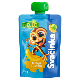 Hello Ovocná svačinka s banány 100g